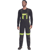 MAX VIVO bibpants black/yellow