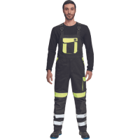 MAX VIVO RFLX bibpants black/yellow
