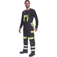 MAX VIVO RFLX bibpants black/yellow