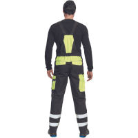 MAX VIVO RFLX bibpants black/yellow