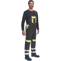 MAX VIVO RFLX bibpants black/yellow