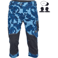 NEURUM CAMOU 3/4 pants navy
