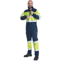 STROKE FR HV overall yellow/navy