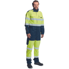 PICK PM HV overall yellow/navy