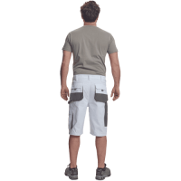 FF CARL BE-01-009 šortky biela/sivá