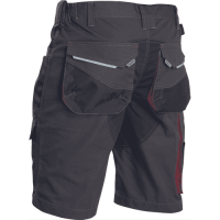 REUSEL šortky antracit/červená