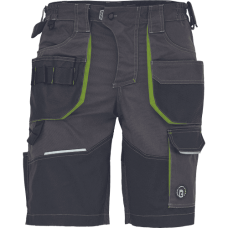 GREENDALE shorts anthracite/lime