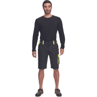 MAX VIVO šortky čierne/žlté