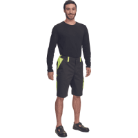 MAX VIVO šortky čierne/žlté