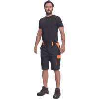 MAX VIVO shorts black/orange