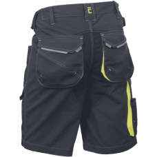 SHELDON shorts anthracite/yellow