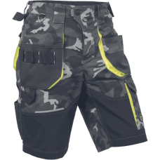 SHELDON CAMOU shorts grey camouflage