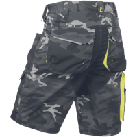 SHELDON CAMOU shorts grey camouflage