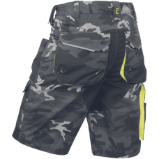 SHELDON CAMOU shorts grey camouflage