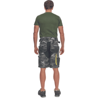 SHELDON CAMOU shorts grey camouflage