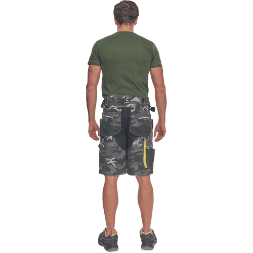 SHELDON CAMOU shorts grey camouflage