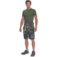 SHELDON CAMOU shorts grey camouflage