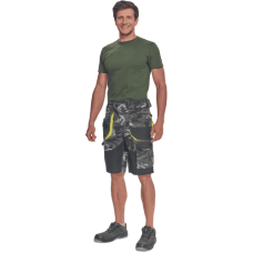 SHELDON CAMOU shorts grey camouflage