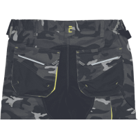 SHELDON CAMOU shorts grey camouflage