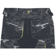 SHELDON CAMOU shorts grey camouflage