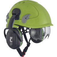ED 1C earmuffs-helmet EAR DEFENDER green