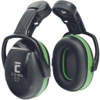 ED 1C mušľové chrániče sluchu zelené