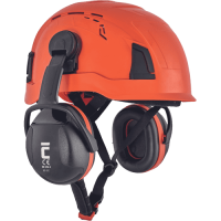 ED 3C mušľové chrániče sluchu oranžové