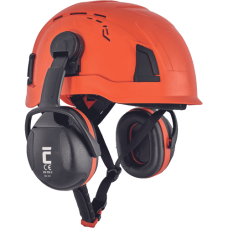 ED 3C mušľové chrániče sluchu oranžové