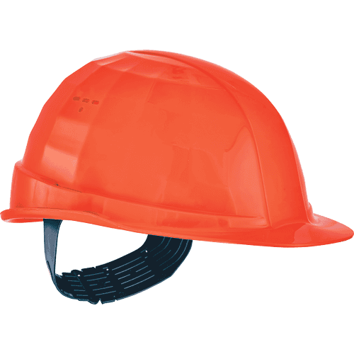 LAS Helmet PE, plast 6p S 17 orange