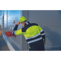 PALLADIO Hi-vis prilba ventilovaná, HV žltá