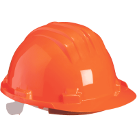 5-RS helmet non vented orange