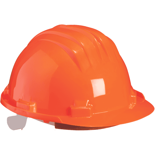 5-RS helmet non vented orange