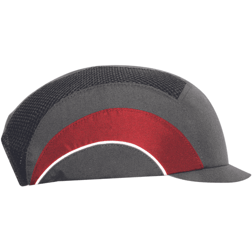 JSP HARDCAPMP 2,5cm čiapka sivá/červená