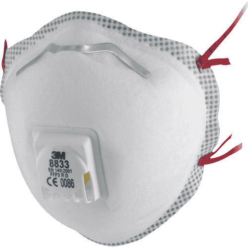 3M 8833 Respirator FFP3 with valve