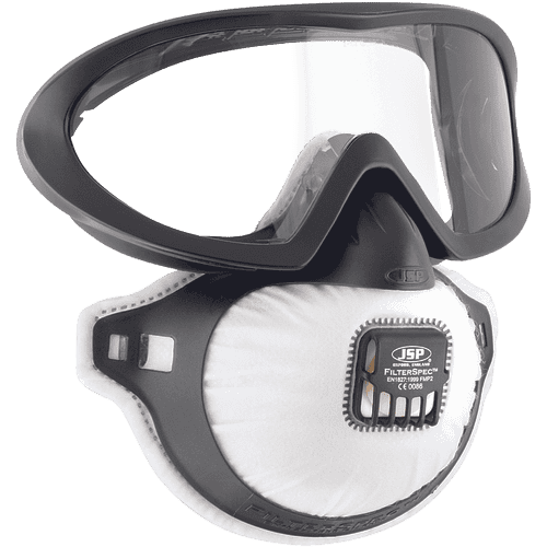 JSP FILTERSPEC resp.FFP2 vent+goggles