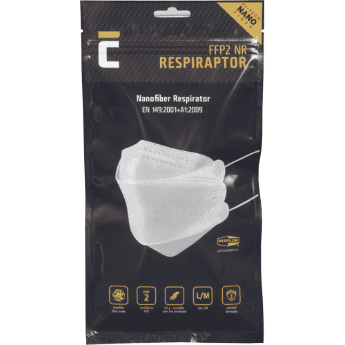 RespiRaptor FFP2 3pc respirator