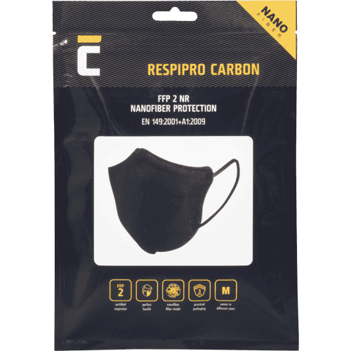 RespiPro Carbon FFP2 25pc respirator