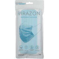 HYGOTRENDY VIRAZON 10pc mask 3-ply blue