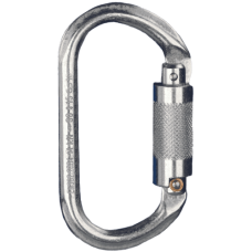 Zinc plated steel oval twist lock