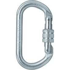 Skylotec carabiner oval steel screw lock