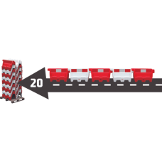 JSP AlphaBlock 1m white