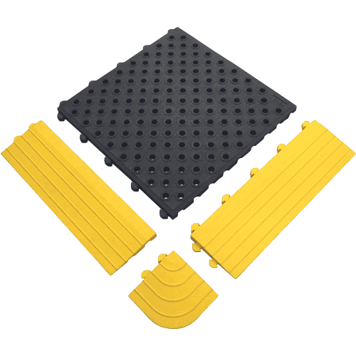 Fatigue-Lock Tile with holes 0,5x0,5m