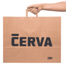 CERVA paper bag natuaral 54x14x44 cm