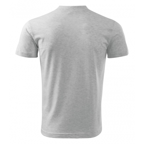 T-shirt unisex V-neck 102 ash melange