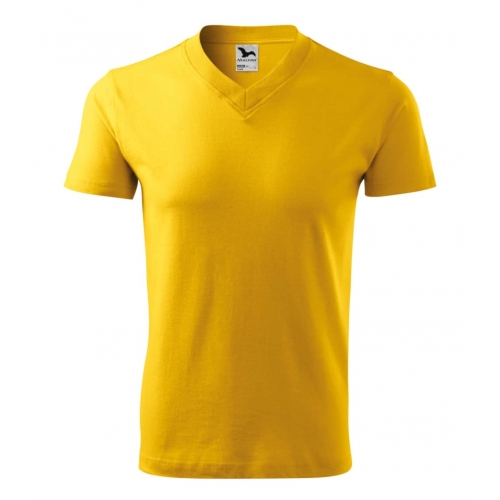 T-shirt unisex V-neck 102 yellow