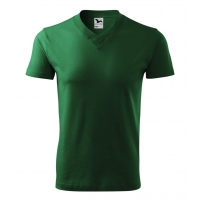 T-shirt unisex V-neck 102 bottle green