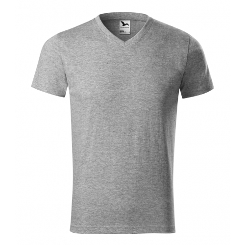 T-shirt unisex Heavy V-neck 111 dark gray melange