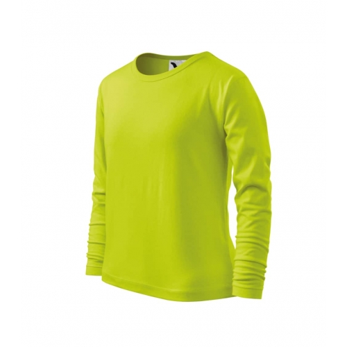 T-shirt Kids Fit-T LS 121 lime punch 146 cm/10 years