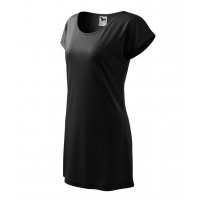 Tričko/šaty dámske 123 čierne