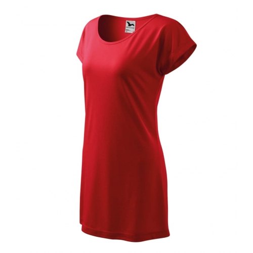 Tričko/šaty dámske 123 červené